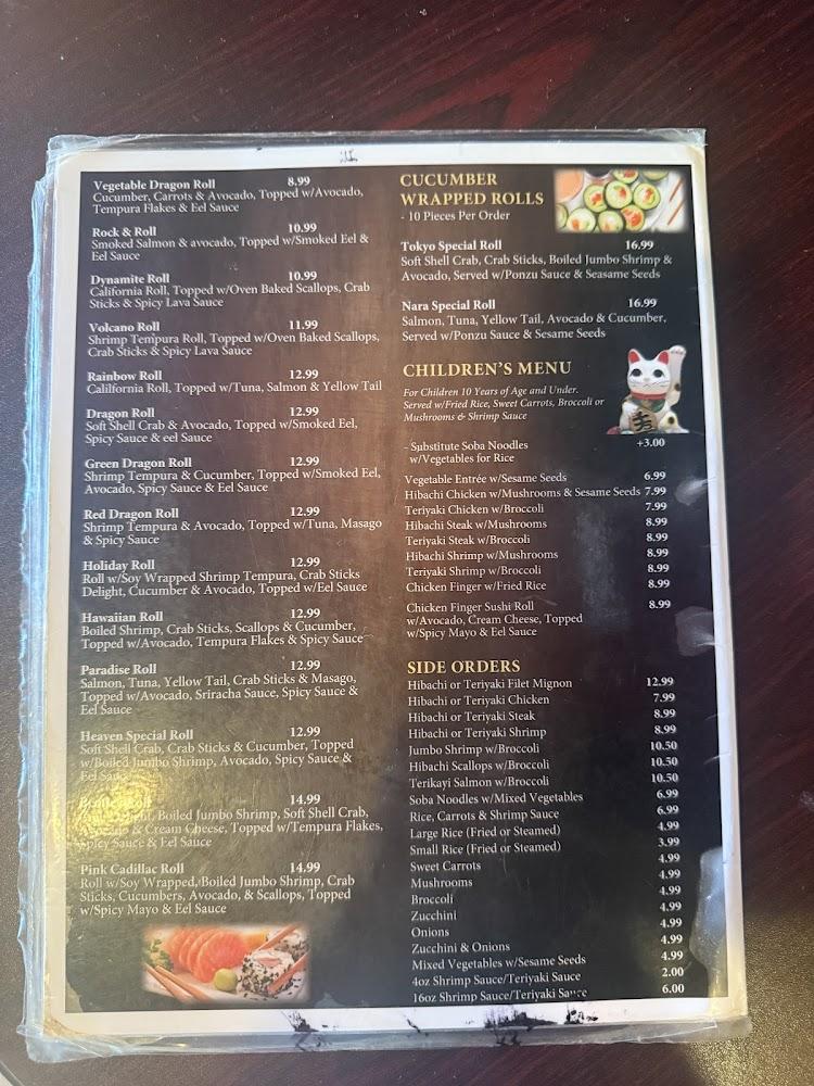 Tokyo Diner - Menu Scan 4