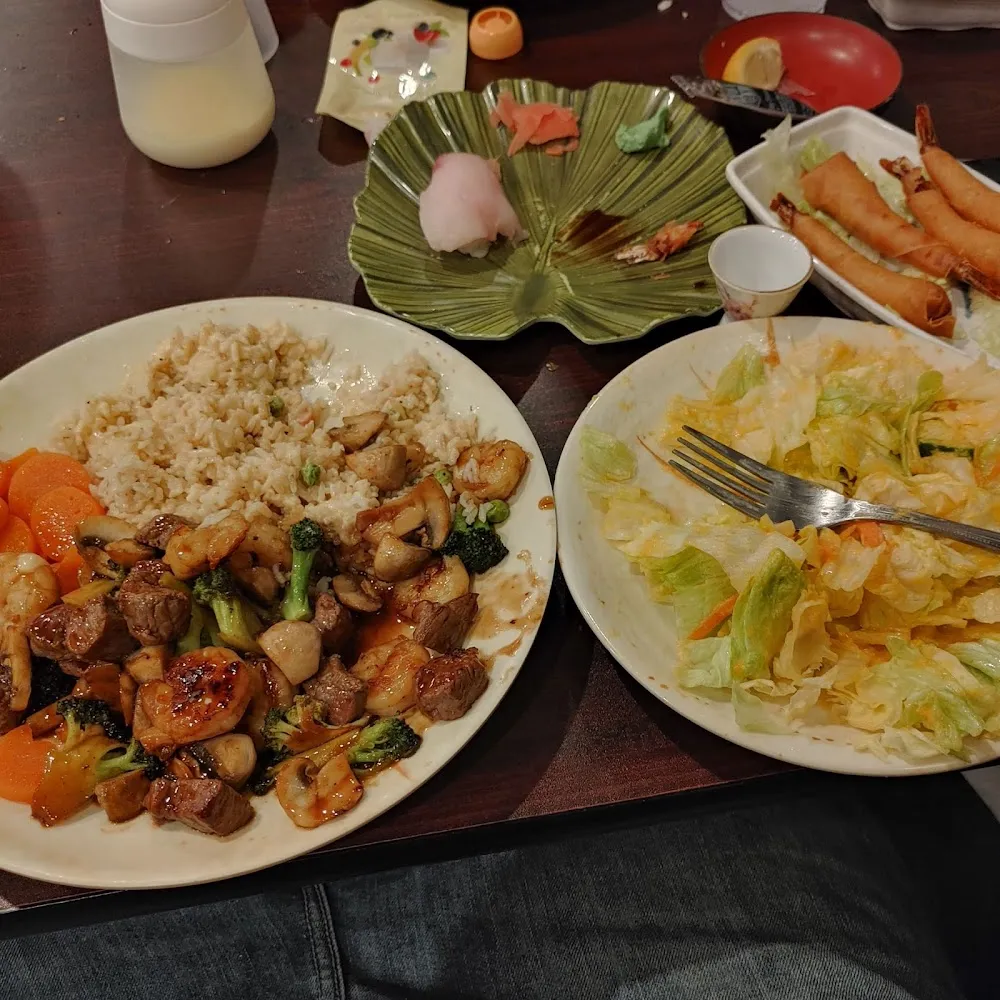 Steak Chicken Shrimp Plate